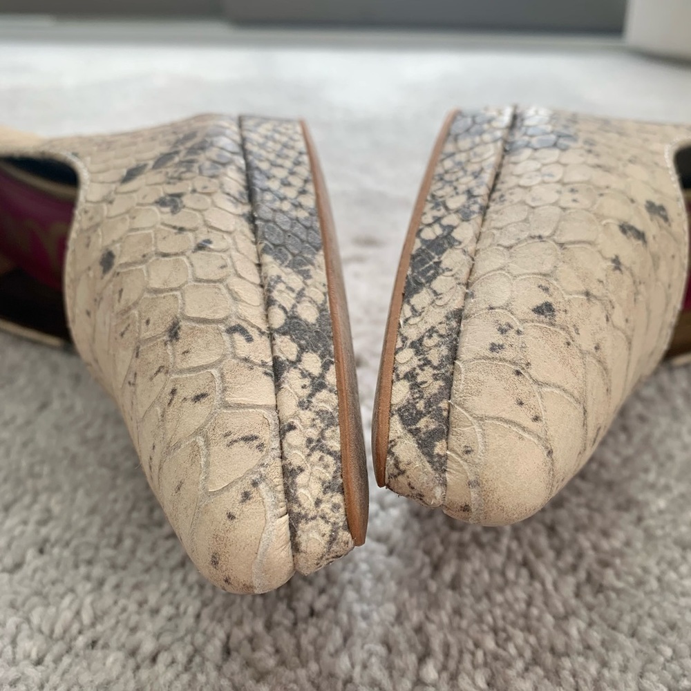 Sam Edelman Celia Leather Snakeskin Pumps - Picture 5 of 8